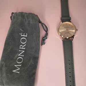Gray and Rose Gold Women's Watch